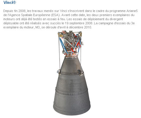 Le lanceur Ariane 5 ME Moteur10