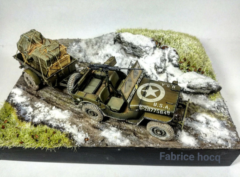 jeep willys takom 1/35 & diorama 82813212