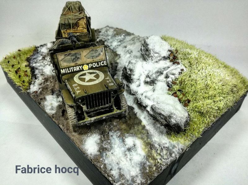 jeep willys takom 1/35 & diorama 83849311