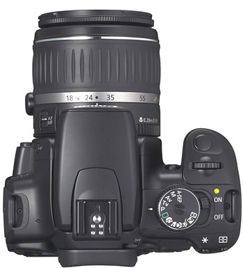 Canon EOS 400D de haut