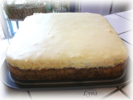 Gâteau au fromage, pommes et sauce caramel Gateau15
