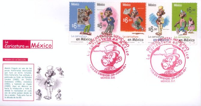 timbre mexicain qui provoque incident et est épuisé dans sa Memin110