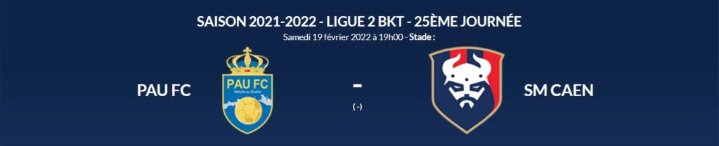 [25è journée de Ligue 2 : Pau FC - SM Caen Paufc-10