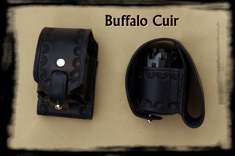 Porte barillet de ceinture  .....Buffalo Cuir Porte_11