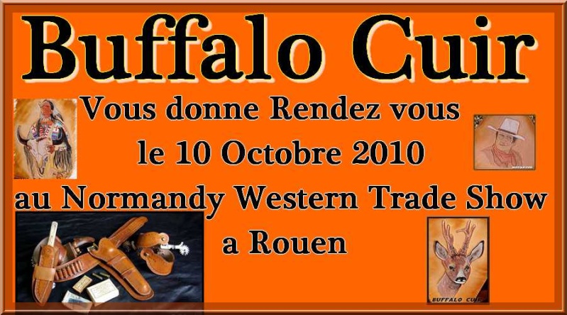 Buffalo Cuir au Normandy Western Trade Show Pub_no10