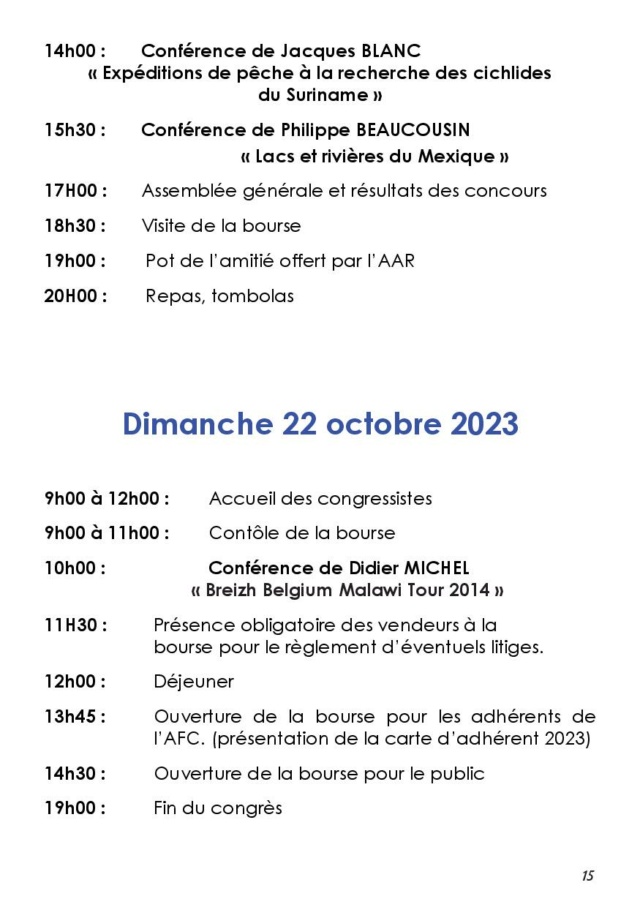 43ème Congrès AFC co-organisé par l'AAR et l'AFC 20-22 Octobre 2023 Progra13