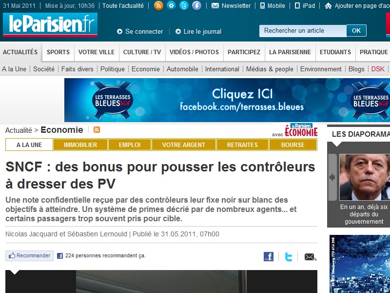 Les contrôleurs SNCF ont-ils un quota journalier de PV à dresser aux voyageurs avec des objectifs chiffrés de récupération des sommes en liquide ?  0_1112