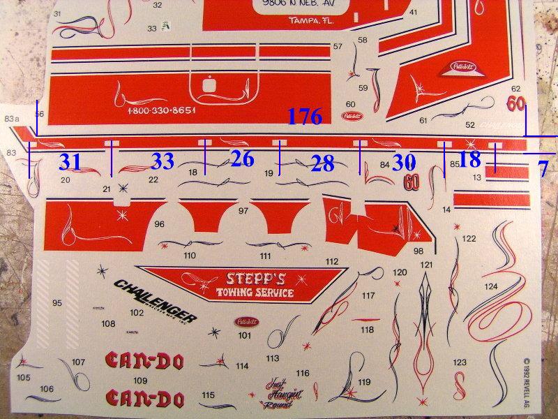 Hilfe ! Revell Wrecker Decals Pa123310
