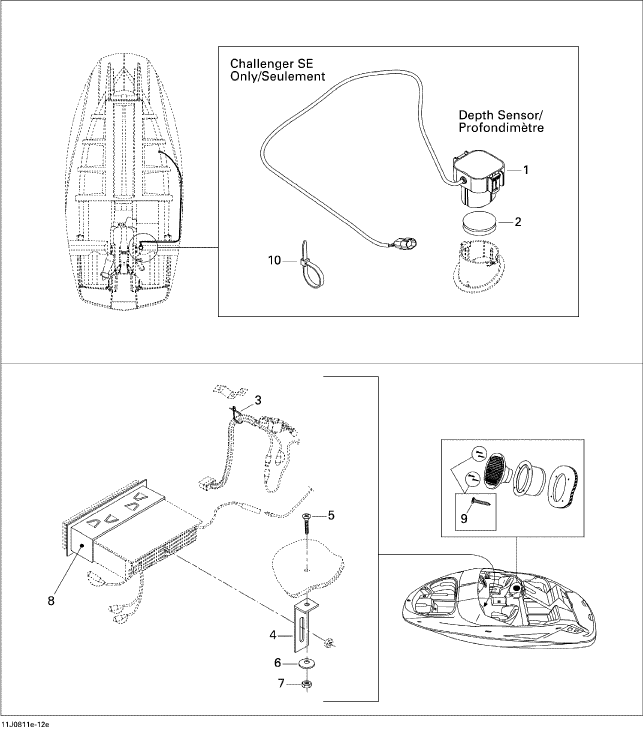 Profondimètre Challenger c180 Conver10