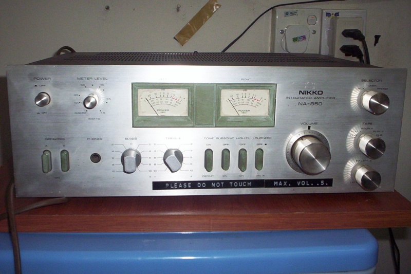  Nikko NA-850 Integrated Amplifier (Used)SOLD Nikkof10