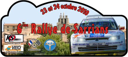 Rallye de Sarrians 2010 Plaque10