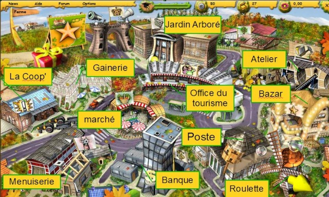 Plan de la ville Villef10