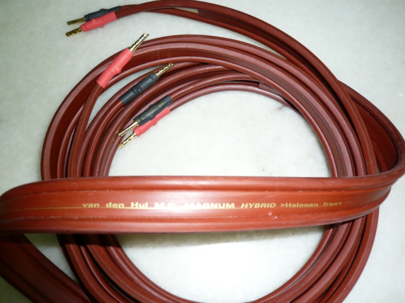 Van Den Hul Magnum Hybrid Speaker Cables (use)SOLD Vdhm10