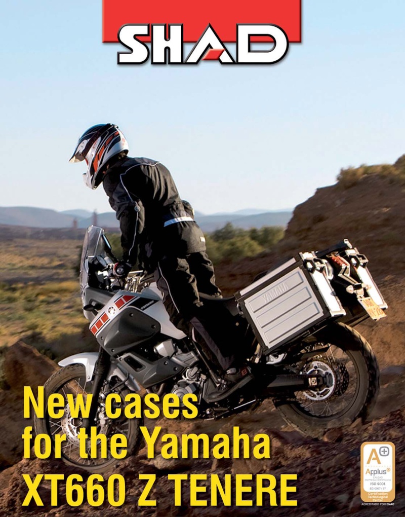 SHAD produces Original Equipment Luggage for the YAMAHA XT 1200Z Super Tenere. Portad10