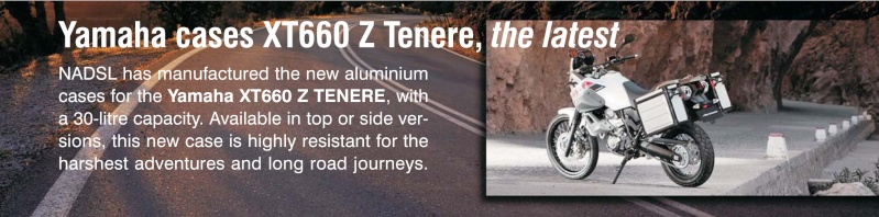 SHAD produces Original Equipment Luggage for the YAMAHA XT 1200Z Super Tenere. Tenere13