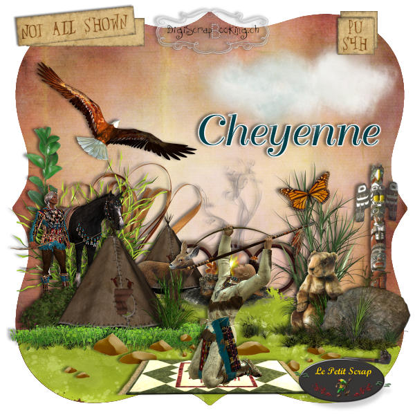 Kit " Cheyenne " by Le petit scrap Lepeti25