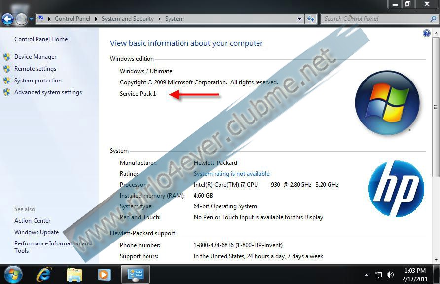 Windows 7 Ultimate HP Edition Oem Sp1 32Bit & 64 Bit 413