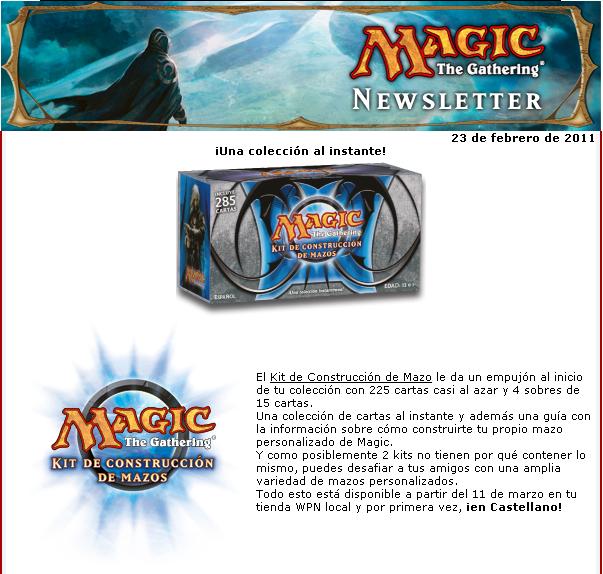 Nuevos productos para MAGIC. M210