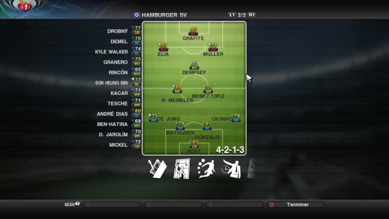 Compositions | Demi-finales Pes20132