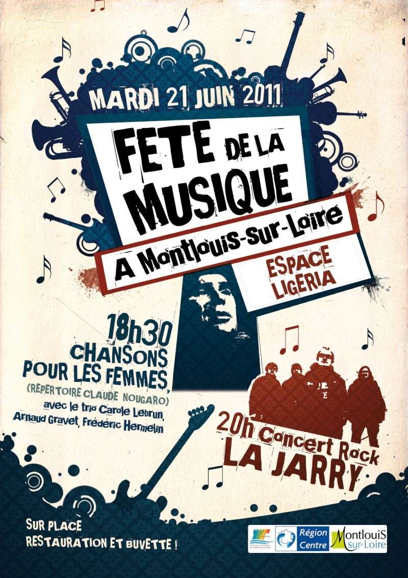 Mardi 21 Juin - Fête de la musique à l'Espace Ligéria de Montlouis 18h30 Fetezi10