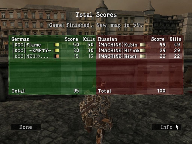 Results (screen shots) Sniper16
