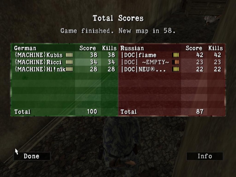 Results (screen shots) Sniper17