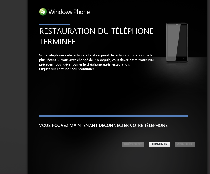 [TUTO] Faire une restauration après mise à jour sous Windows Phone 7 1110