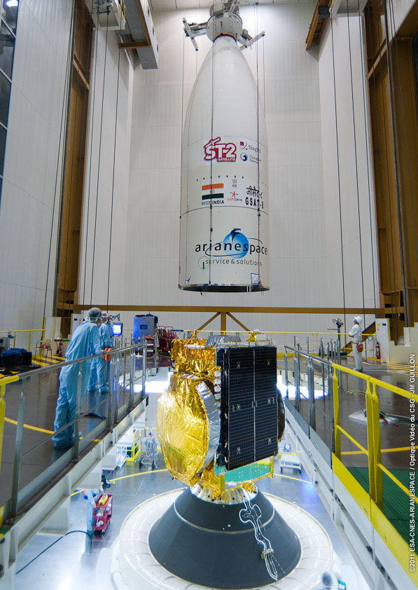 Ariane 5 ECA VA202(ST 2+GSAT 8)20/05/2011 Va-20211