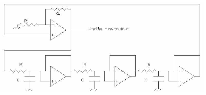 Oscillatori con amplificatori operazionali Osc_sf10