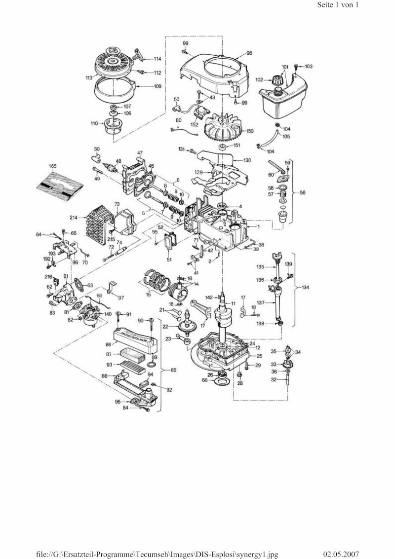 Motore Tecumseh Syn 40 ES Syn_4010