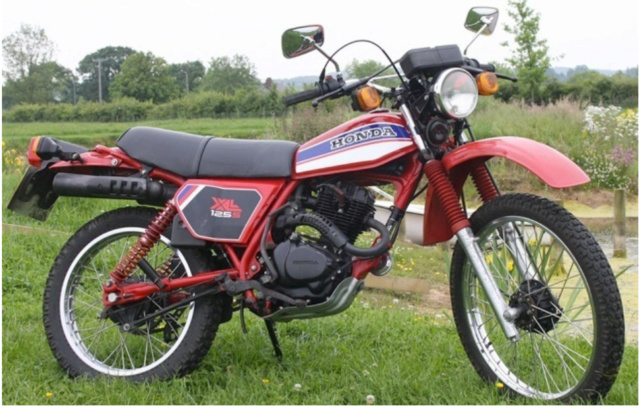 Evolution des :MONOCYLINDRES HONDA 125 TRAIL B_210