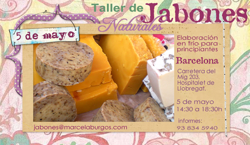 Taller de Jabón Artesano en Barcelona - Mayo Iniciación Jabone11