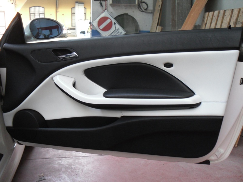 pelle - Marcos VS BMW tunning verniciatura interni in pelle Bicolore Sdc11015