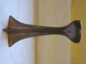 Bronze / brass candlestick Art Deco? Pyramid mark Img_0410