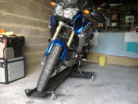 ranger sa moto dans le garage !