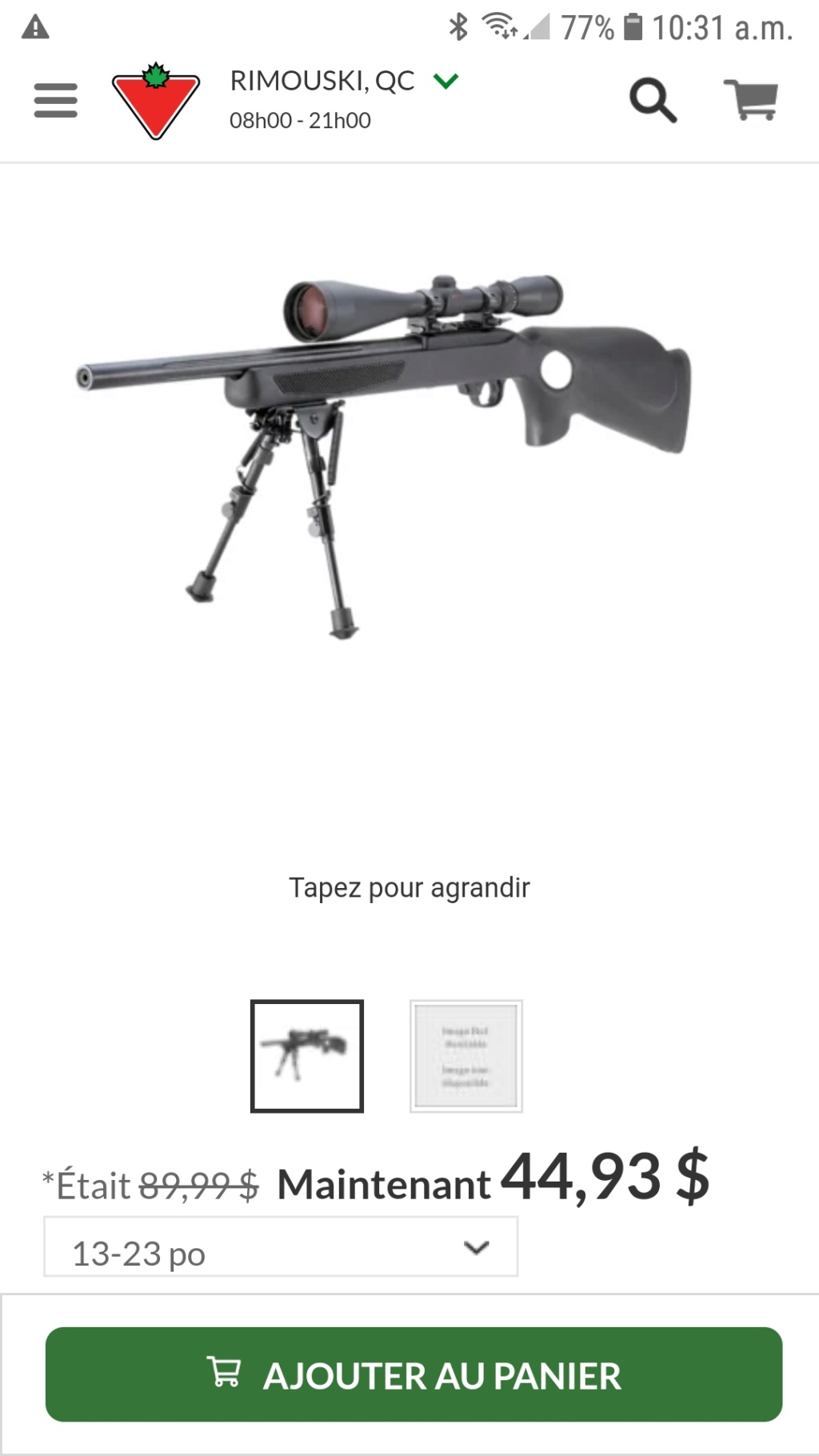 Choisir un bipod. Screen67