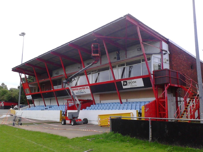 Painting the main Stand 2011-045