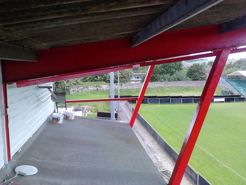 Painting the main Stand 2011-049