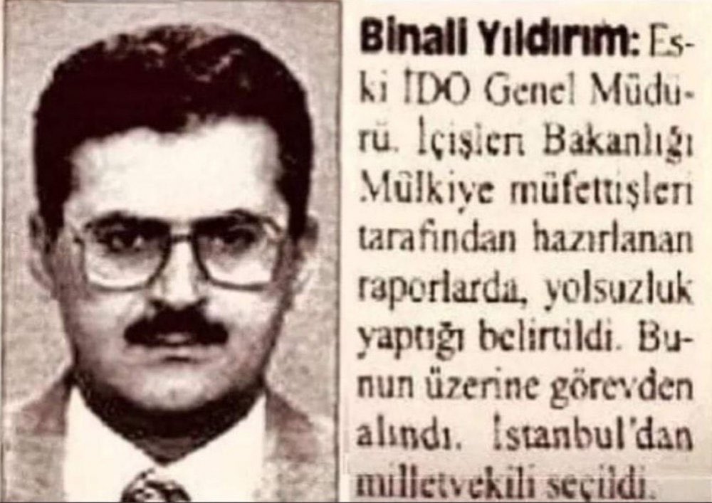 Ali Müfit Gürtuna tarafından "Akrabalarına İDO’nun büfelerini dağıttığı için" görevden alınmıştı. Binali10