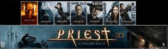 بأنفراد فيلم الأكشن والرعب والخيال العلمي المُنتظر Priest 2011 مترجم بجودة CAM تحميل مباشر Unti10