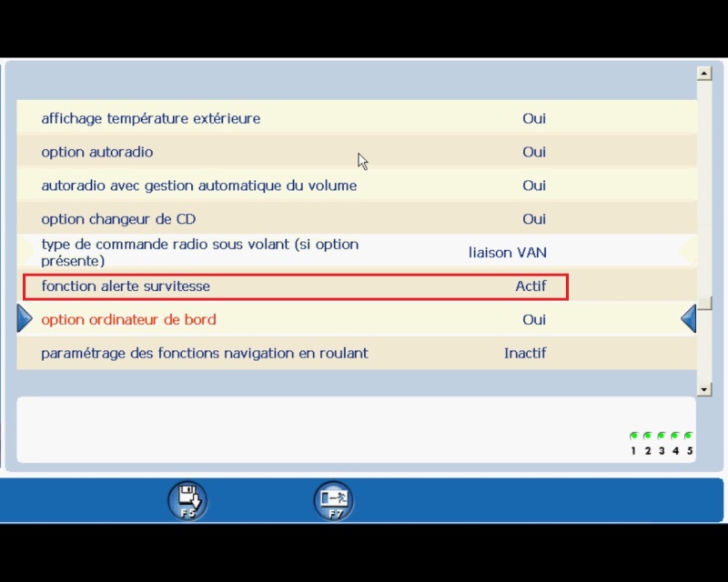 Peut-on activer  "l'alerte survitesse" sur l'ordinateur de bord des 406 phase 2? Survit13