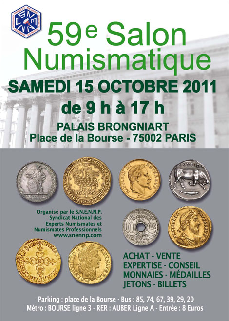 Salon numismatique du Palais Brongniart 15/10/2011 1610