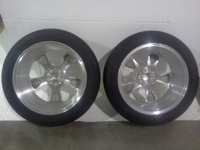 FS: (2) 18" POLISHED BULLITS OFF 2008 GT/CS W/ 235/50 TIRES Wheels15