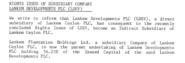 LANKEM DEVELOPMENTS PLC (LDEV.N0000) - Page 3 112