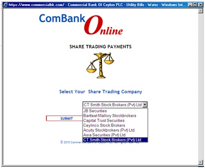 Convenience of Online Settlement to Stock Brokers through Sampathnet Online13