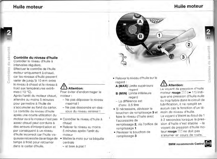 Vidange moteur: quelle quantité? Niveau10