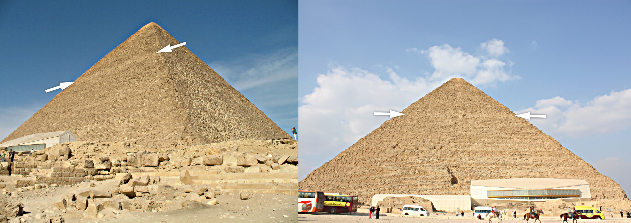 Pyramides de Gizeh : histoires de marchands de sable et réalité Trace_12