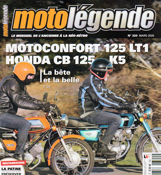 Moto légende N¨320 Mars 2020 - Honda K5 - Motoconfort LT1: La belle et la bête K5vslt10