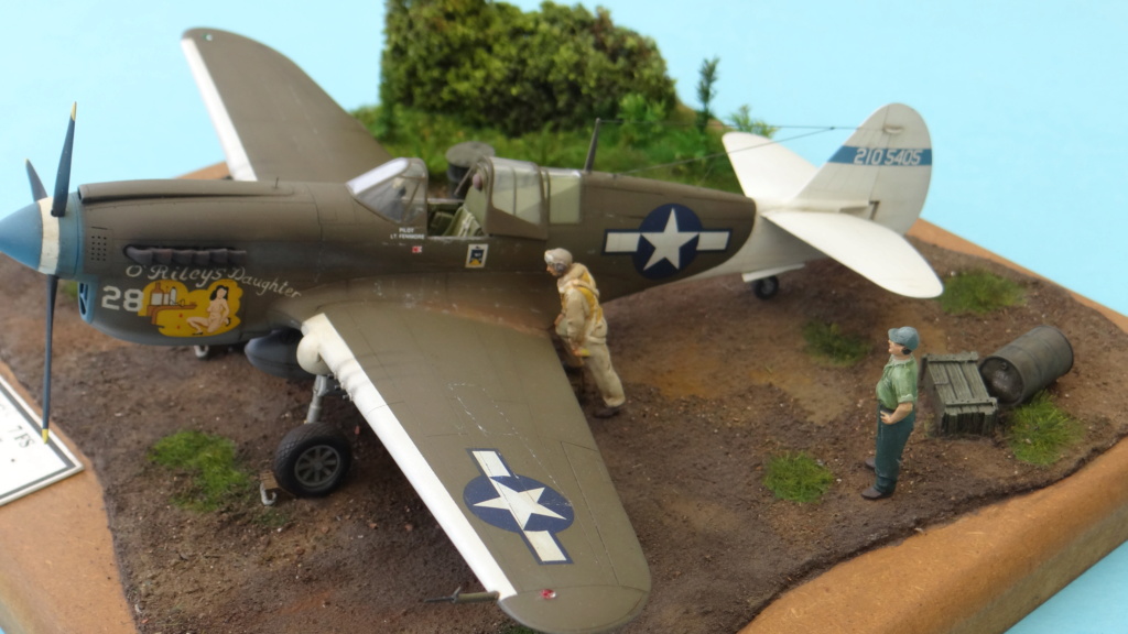 Curtiss P-40 N 5 CU  49th FG - 7 FS - Maquette Mauve 1/48 Dsc05729