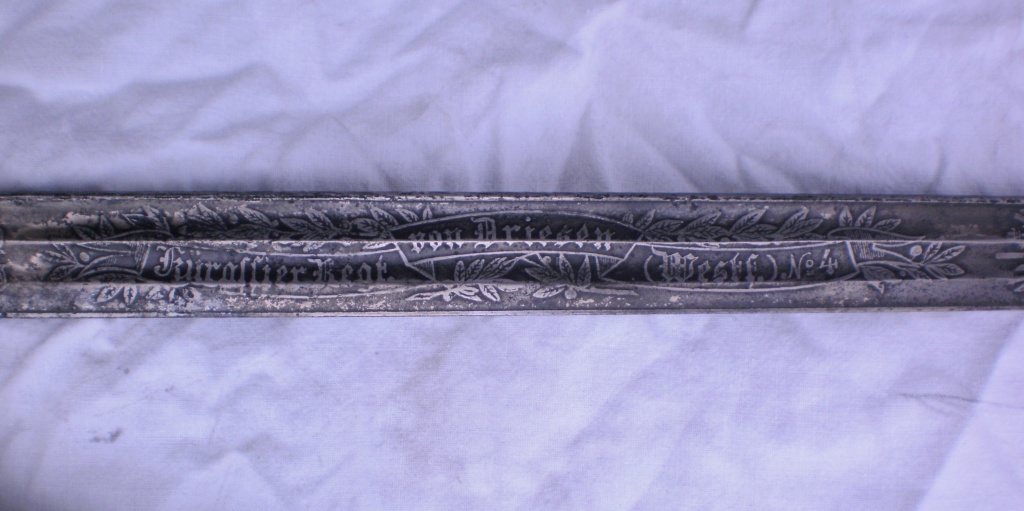 sabre du 4em Rgt de cuirassiers  1016